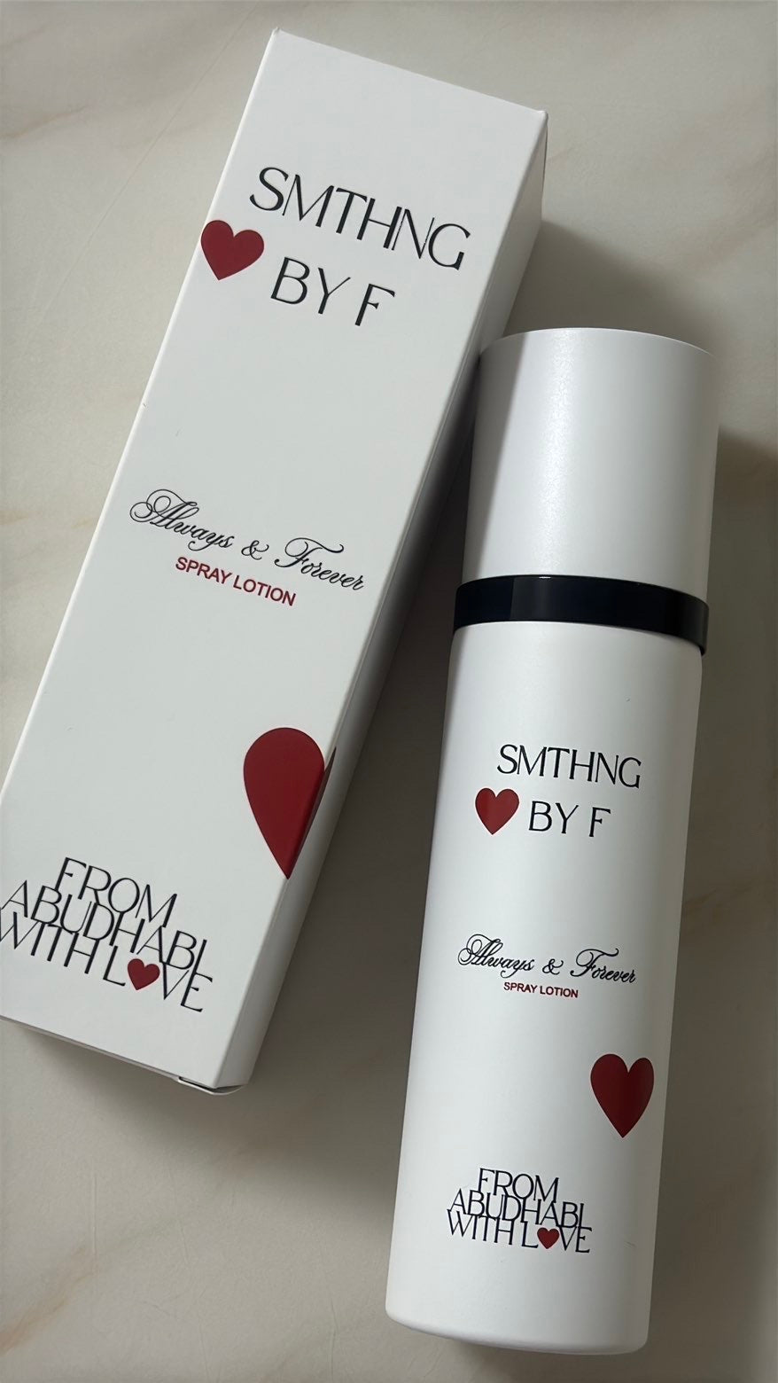 Always & forever spray lotion
